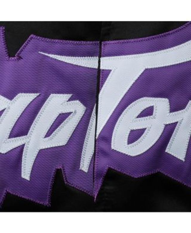 Charlotte Hornets Reliever Raglan Satin Purple/Teal Jacket