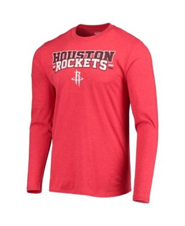 Men's Houston Rockets Concepts Sports Gray Long-Sleeve T-Shirt