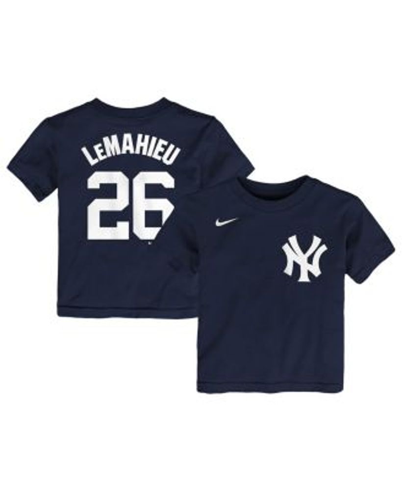 Nike Boys and Girls Toddler DJ LeMahieu Navy New York Yankees Player Name  and Number T-shirt
