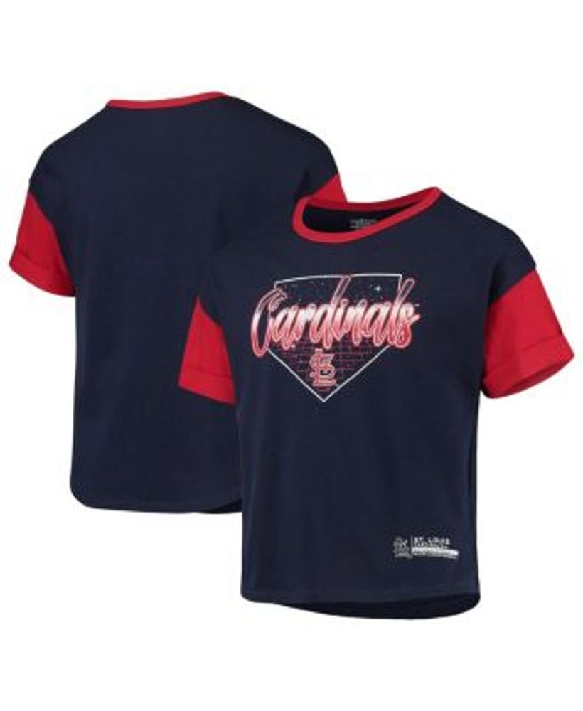 Outerstuff Toddler Boys and Girls Navy St. Louis Cardinals Ball Boy T-shirt  - Macy's