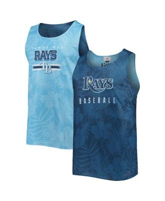 Profile Men's Navy Tampa Bay Rays Big and Tall Jersey Muscle Tank