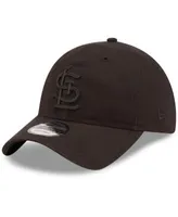 Women's St. Louis Cardinals New Era Black on Black Core Classic II 9TWENTY  Adjustable Hat