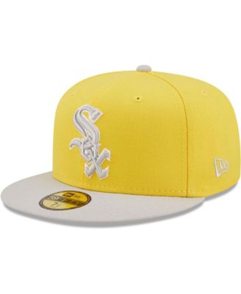 Men's Yellow, Gray Chicago White Sox Spring Color Pack Two-Tone 59FIFTY Fitted Hat