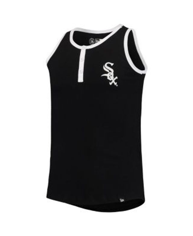 Kansas City Royals New Era Girls Youth Henley Tank Top - Royal