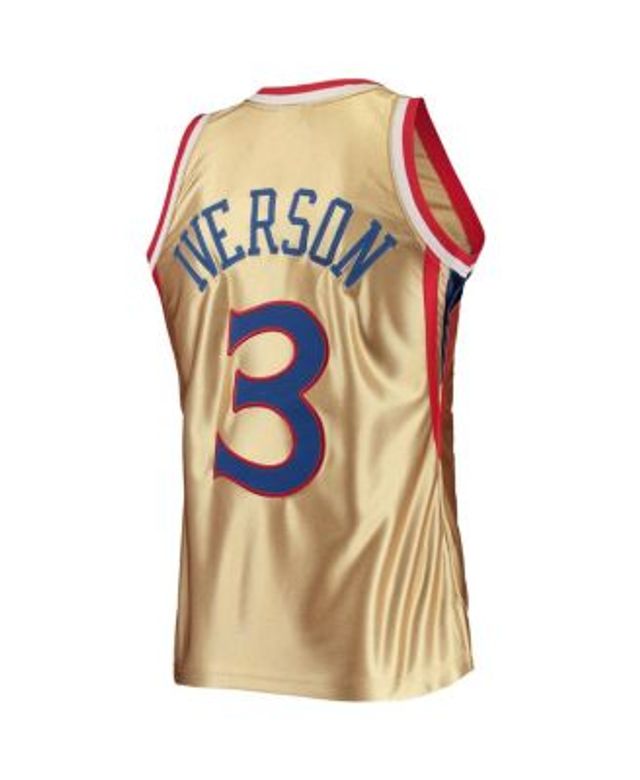 Mitchell & Ness Men's Allen Iverson Philadelphia 76ers Hardwood Classic  Swingman Jersey - Macy's