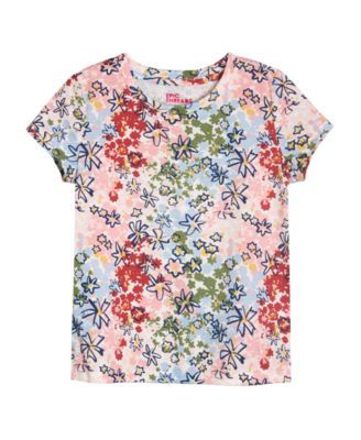 Girls Ditsy Floral Graphic T-shirt