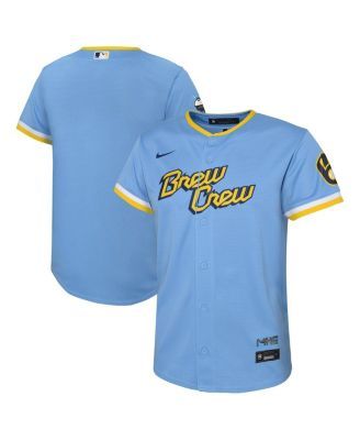 Women's Nike Powder Blue Milwaukee Brewers 2022 City Connect Replica Team Jersey, S