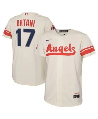 Men's Los Angeles Shohei Ohtani Authentic City Connect Cream Jersey