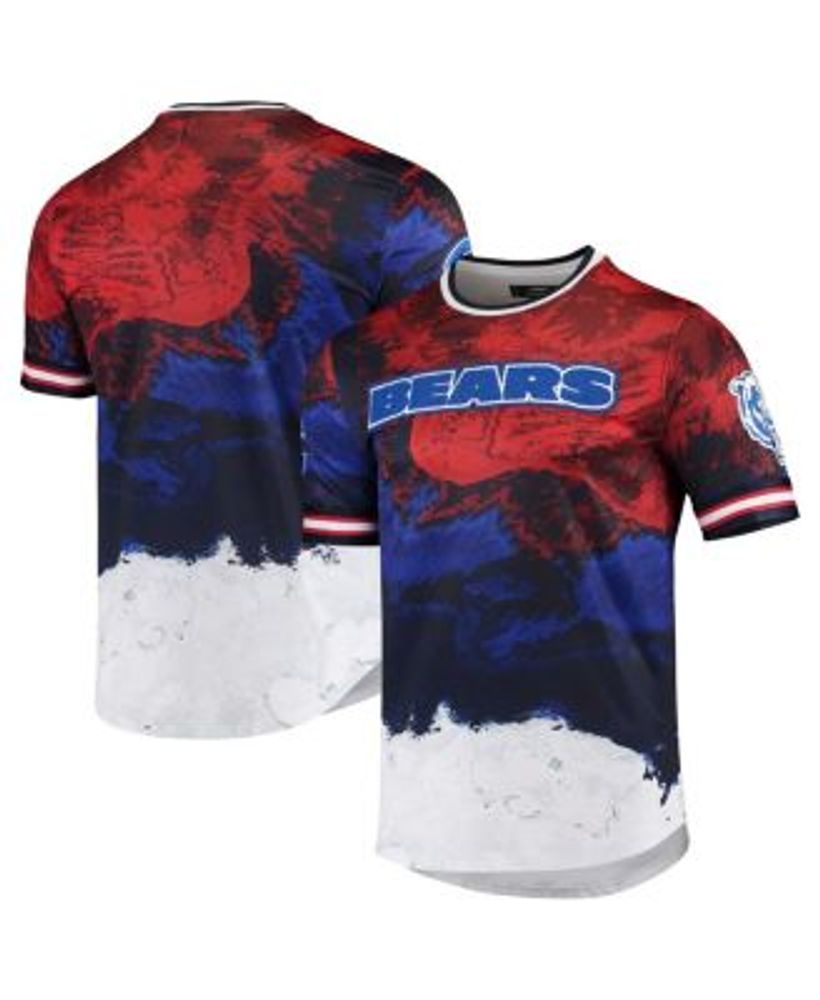 Pro Standard Men's Navy, Red Chicago Bears Americana Dip-Dye T-shirt