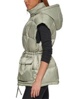 Women's Hooded Anorak Puffer Vest