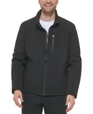 Men’s infinite stretch soft shell jacket with Sherpa lining