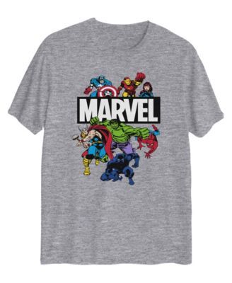 Big Boys Marvel Crew Short Sleeves T-shirt