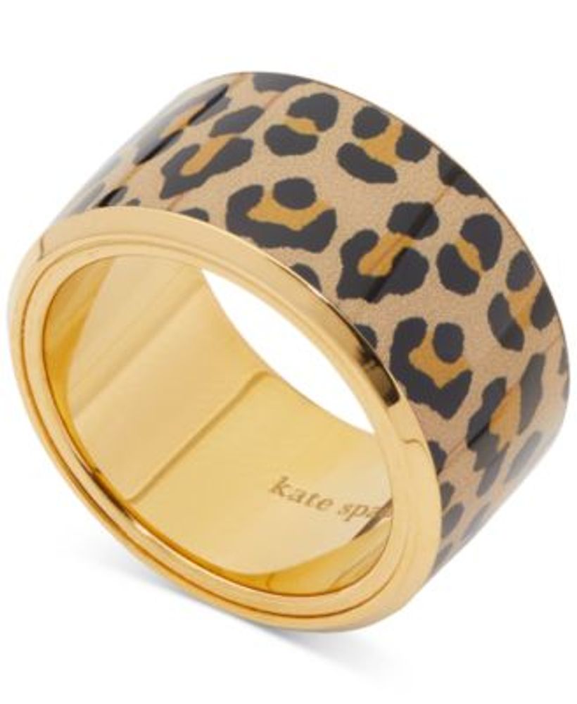 Kate spade new york Gold-Tone Leopard Cigar Ring | Connecticut Post Mall