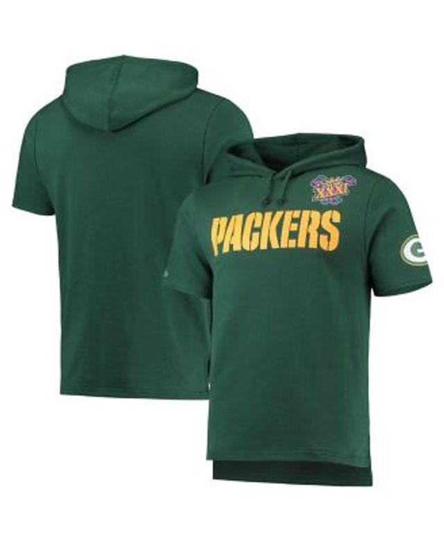 Fanatics Men's Davante Adams Green Green Bay Packers Player Name & Number  Tri-Blend Hoodie T-Shirt