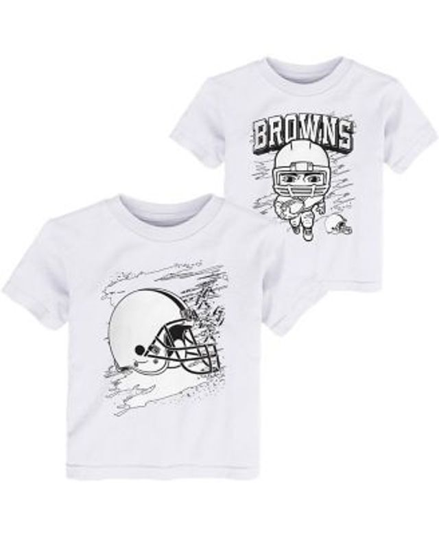 Outerstuff Toddler Boys White New Orleans Saints Coloring Activity Two-Pack  T-shirt Set