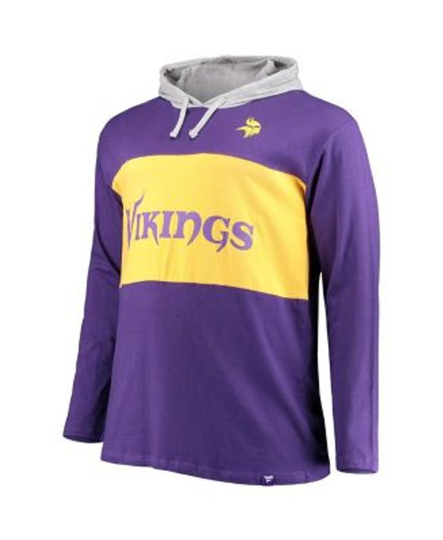 Women's Fanatics Branded Purple Minnesota Vikings Plus Size Primary Logo  Long Sleeve T-Shirt