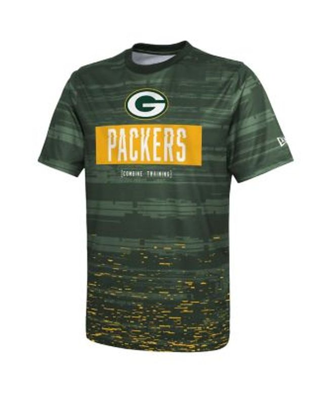 Men's New Era Green Green Bay Packers Combine Authentic Offsides Long  Sleeve T-Shirt