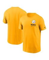 Men's Nike Gold Pittsburgh Steelers Legend Logo Performance T