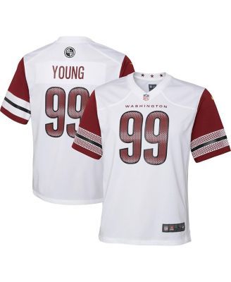 Men's Nike Chase Young White Washington Commanders Game Jersey