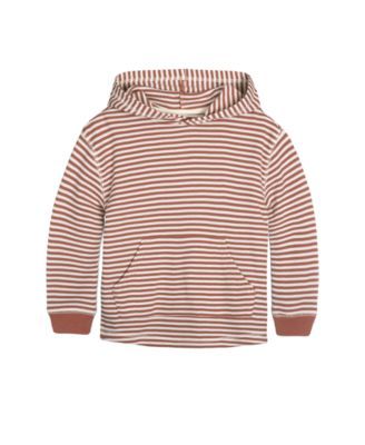Little Boys Stripe Hood Thermal T-shirt