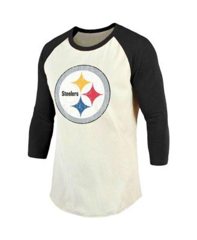 Men's New Era Cream Pittsburgh Steelers 2023 NFL Draft Big & Tall T-Shirt