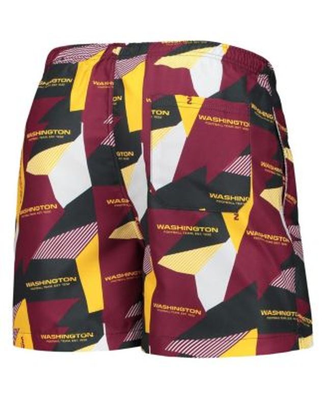 FOCO Men's Green and Gold Green Bay Packers Geo Print Swim Trunks - Macy's