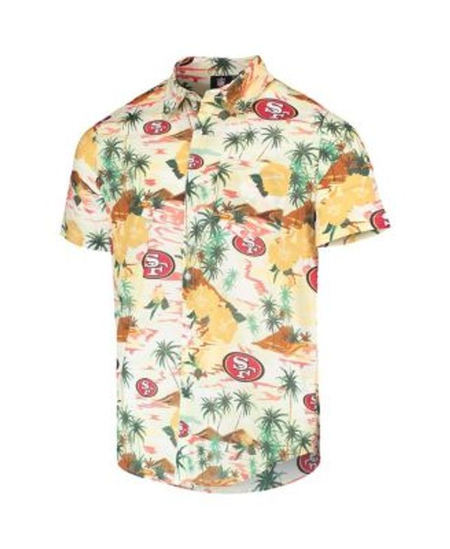 FOCO Men's Scarlet San Francisco 49ers Thematic Button-Up Shirt