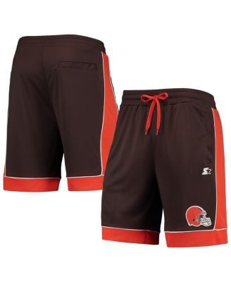 Men's Starter Brown Cleveland Browns Throwback Fan Favorite Shorts