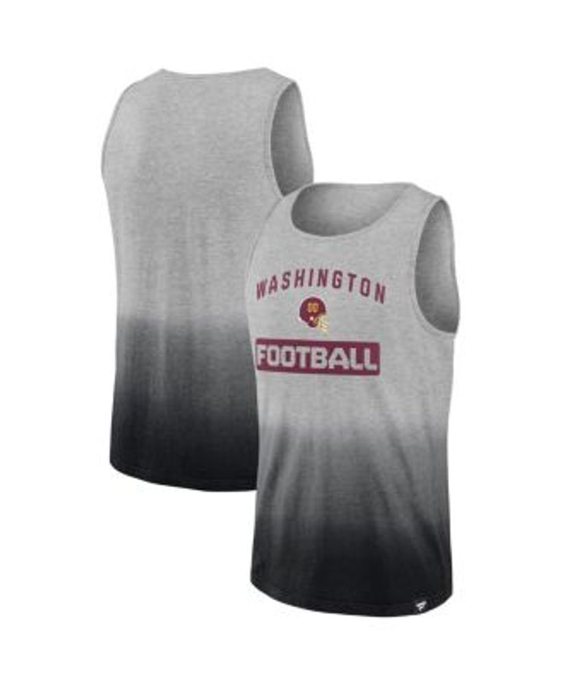 Majestic Threads Men's Terry McLaurin Heathered Burgundy Washington Football Team Name Number Tri-Blend Tank Top - Burgundy