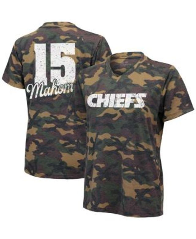 Lids Patrick Mahomes Kansas City Chiefs Majestic Threads Women's Super Bowl  LVII Off-Shoulder Tie-Dye Name & Number Long Sleeve V-Neck T-Shirt - White