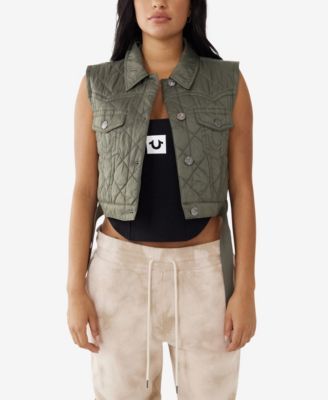 Women's Quilted Jimmy Vest Top