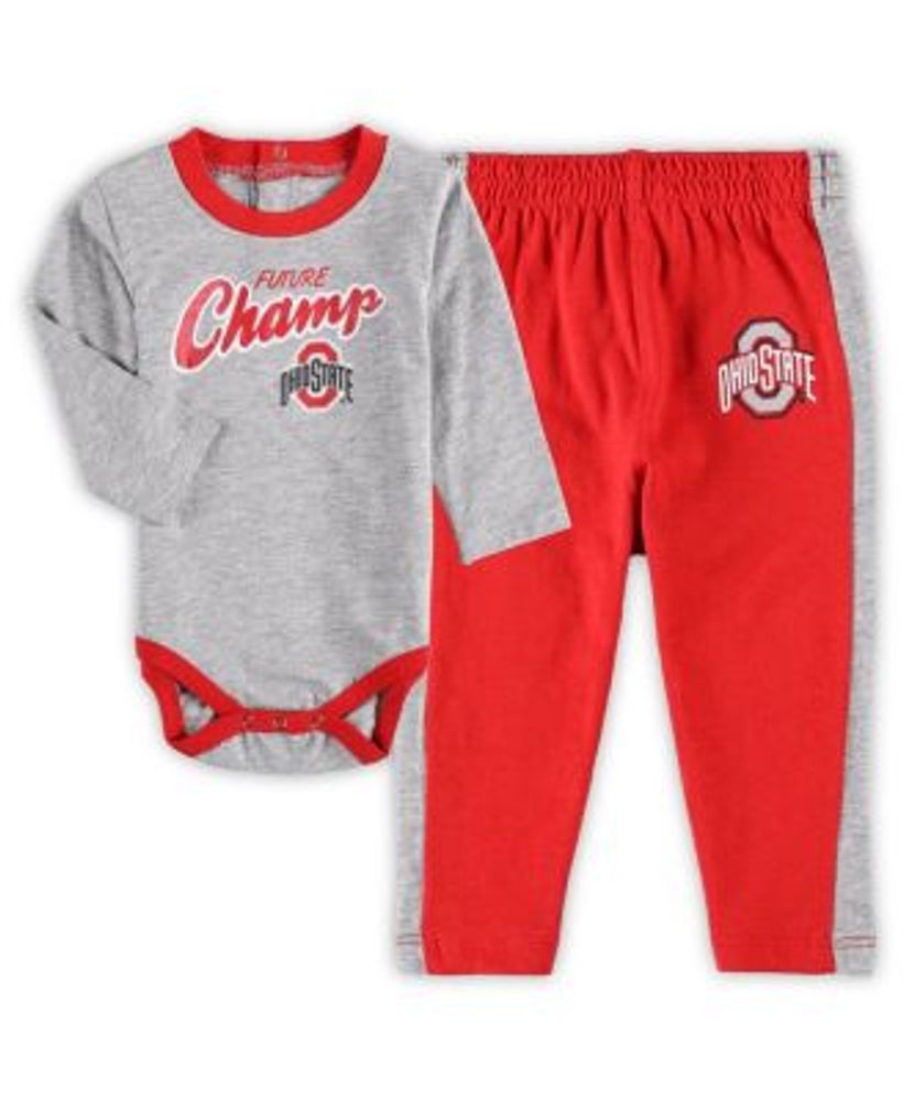 San Francisco 49ers Newborn & Infant Little Champ Three-Piece Bodysuit, Bib  & Booties Set - Scarlet/Gold