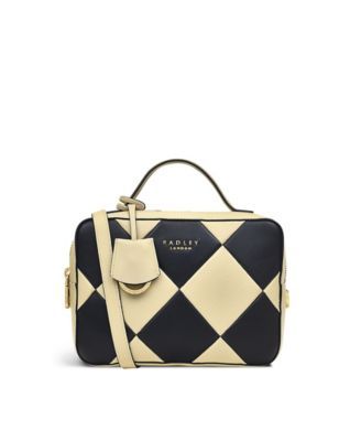 Women's York Avenue Checkerboard Mini Zip Top Crossbody Bag