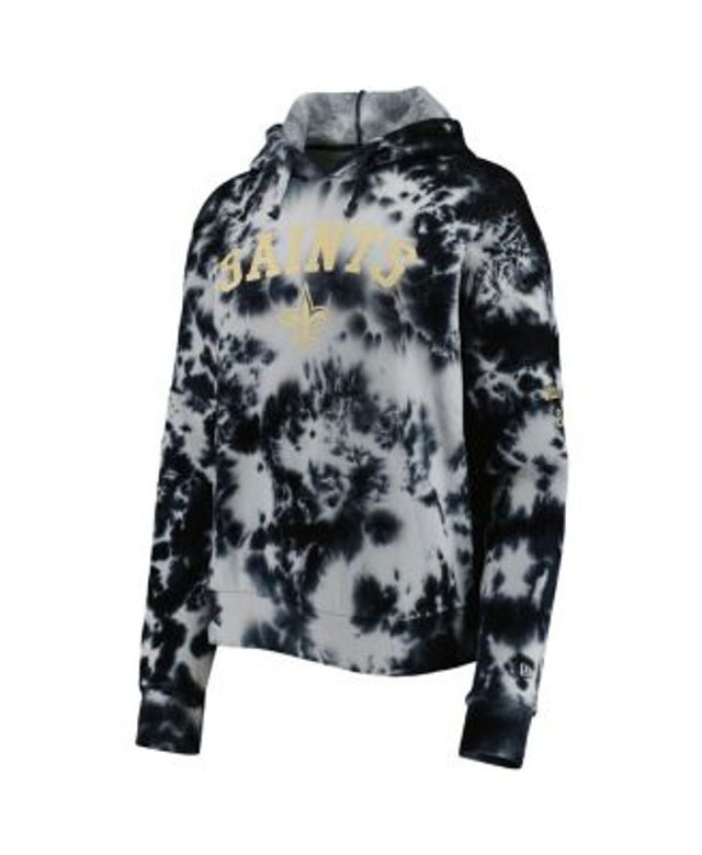 Women's New Era Black Pittsburgh Steelers Cloud Dye Fleece Pullover Hoodie Size: Small