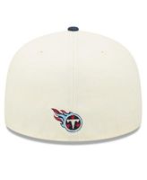 Men's New Era White Tennessee Titans Omaha 59FIFTY Fitted Hat