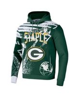 Green Bay Packers Youth Team Tie-Dye Pullover Hoodie - Green