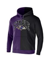 NFL Baltimore Ravens Men's NIKE Hoodie Siz 2XL Purple And Black