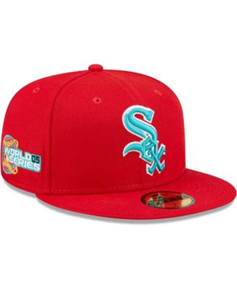 Chicago White Sox New Era 2005 World Series Pink Undervisor 59FIFTY Fitted  Hat - Light Blue