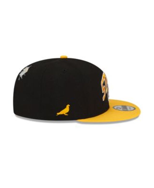 Pittsburgh Pirates New Era Flawless 9FIFTY Snapback Hat - Black/Gold