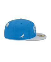 Detroit Lions New Era NFL x Staple Collection 59FIFTY Fitted Hat - Blue/Gray