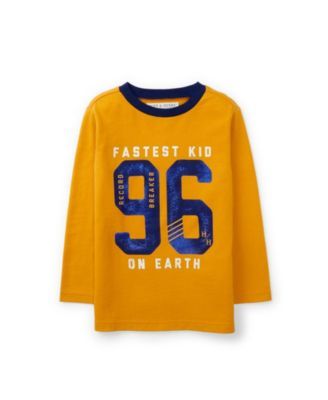 Boys' Long Sleeve Graphic Tee, Toddler