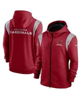 Nike Men's Arizona Cardinals Sideline Therma-FIT Pullover Hoodie - Red - XXXL Each