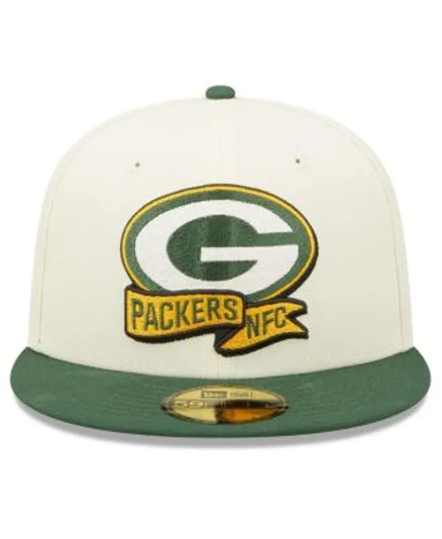 New Era, Accessories, Mens Green Bay Packers New Era 222 Cream Sideline  39thirty Flex Hat Mlarge