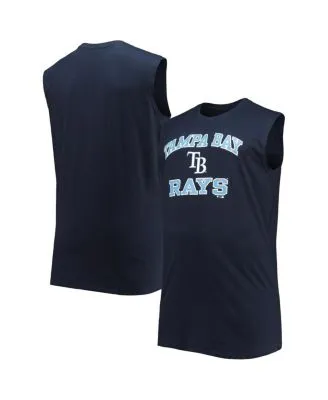 Men's Stitches Navy Tampa Bay Rays Polo