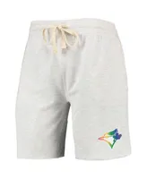 Toronto Blue Jays Concepts Sport Mainstream Logo Terry Tri-Blend Shorts -  Oatmeal