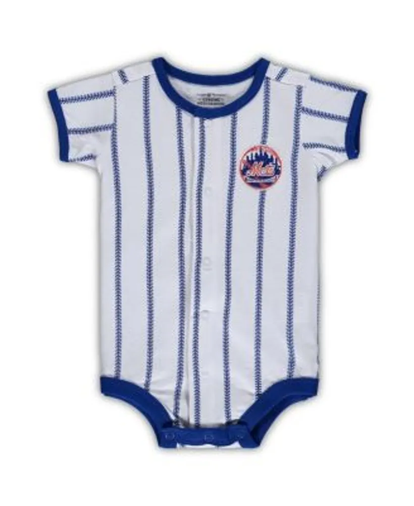 lengte Scheur opslag Outerstuff Newborn Boys and Girls White, Royal New York Mets Power Hitter  Short Sleeve Bodysuit | Hawthorn Mall