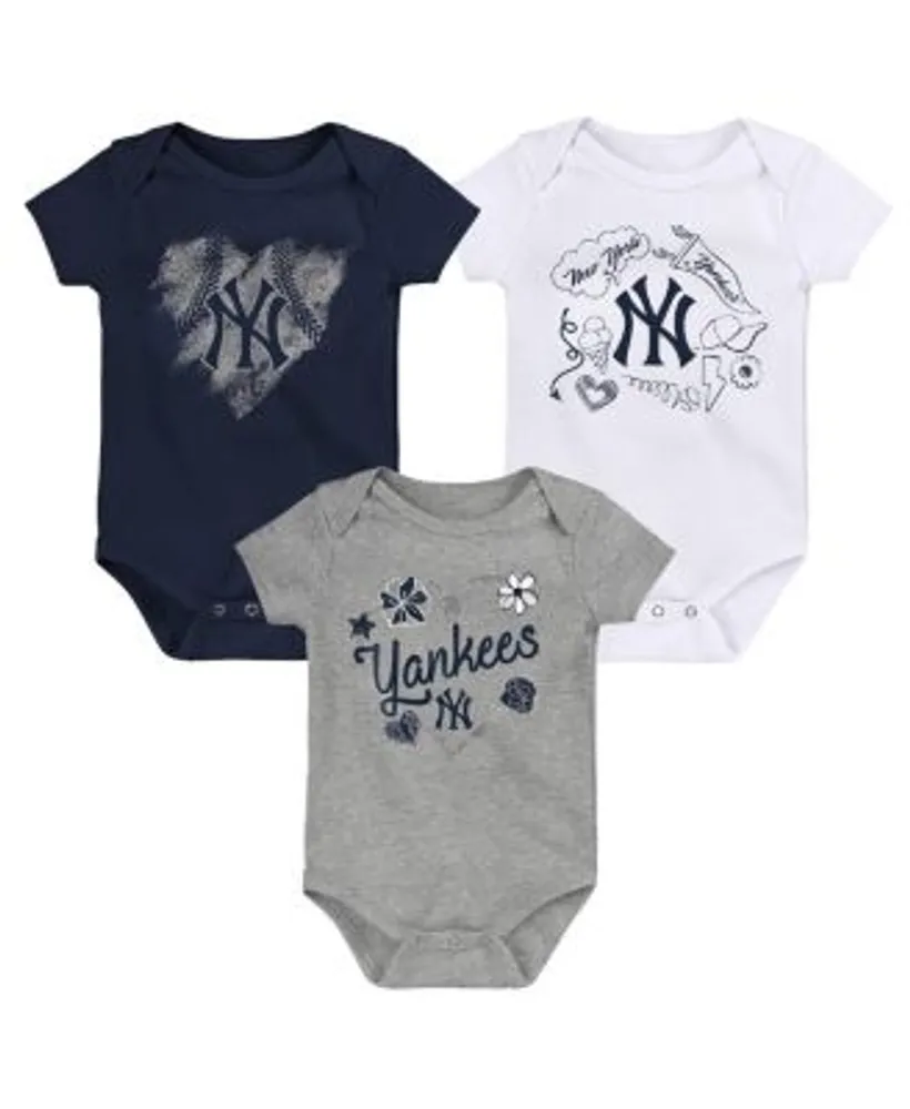 Outerstuff Infant Boys and Girls Red White Heather Gray Boston Sox Biggest  Little Fan 3-Pack Bodysuit Set