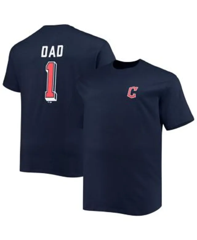 Cleveland Indians Fanatics Branded Big & Tall Colorblock T-Shirt