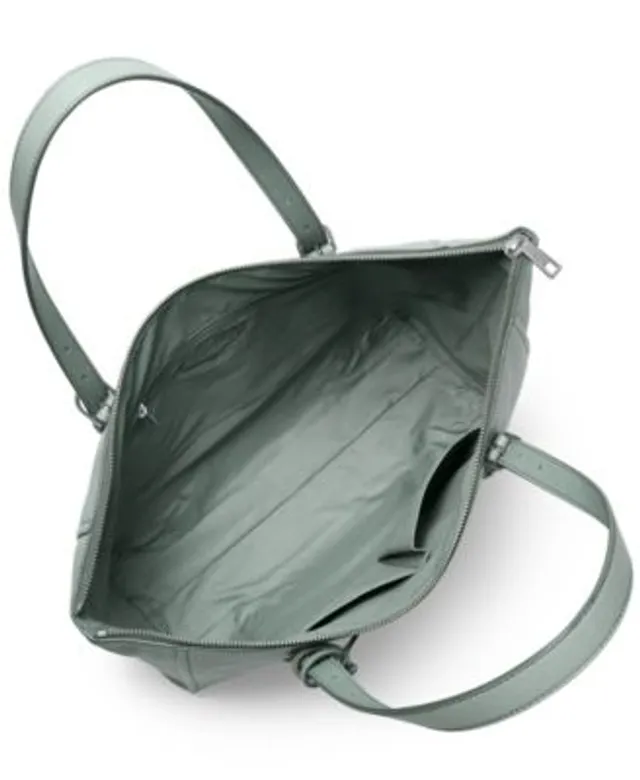 Calvin Klein Hayden Saffiano Leather Tote - Macy's