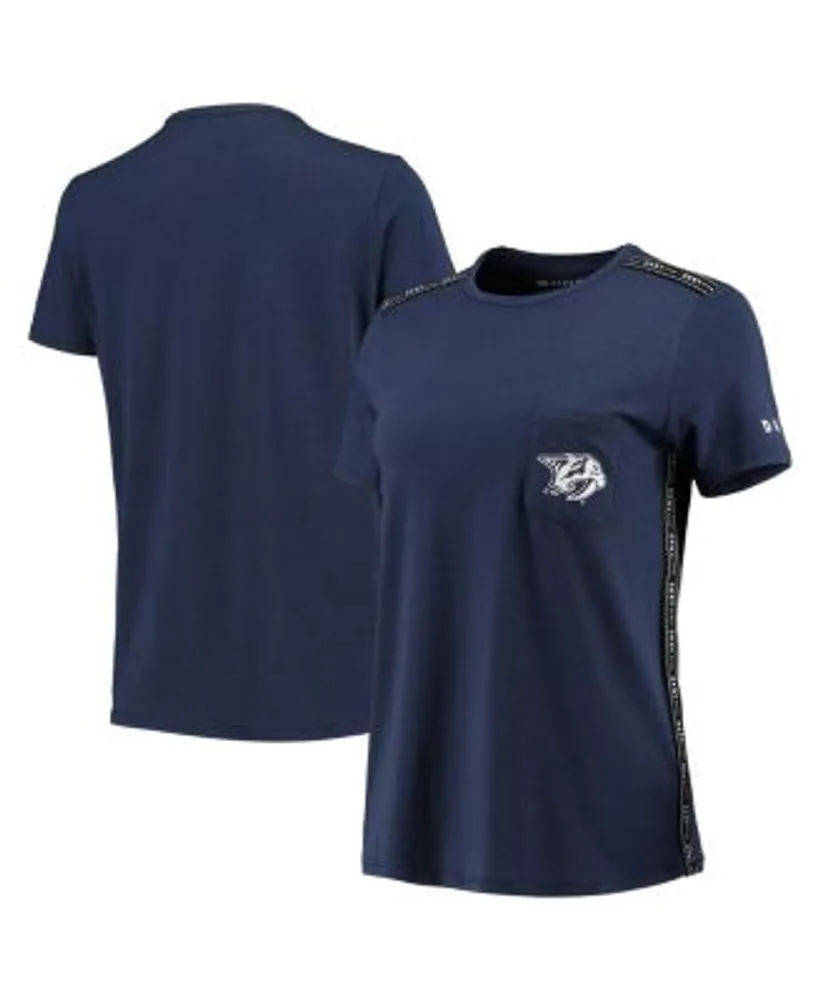 Nashville Predators DKNY Sport Women's Donna Sporty Tri-Blend T-Shirt - Navy
